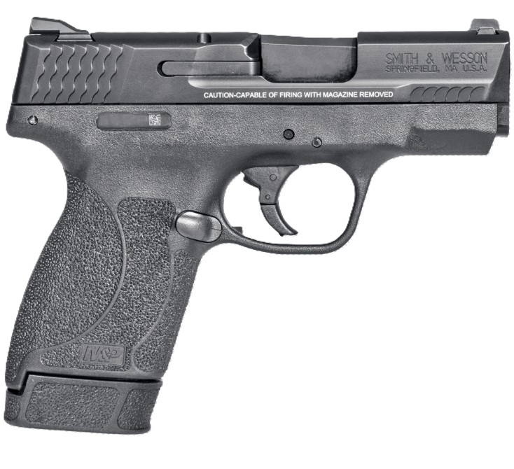 M&P45 Shield M2.0, .45 ACP, 3.3" Barrel, TS, White Dot Sights, Textured Grip, Black, 7-rd