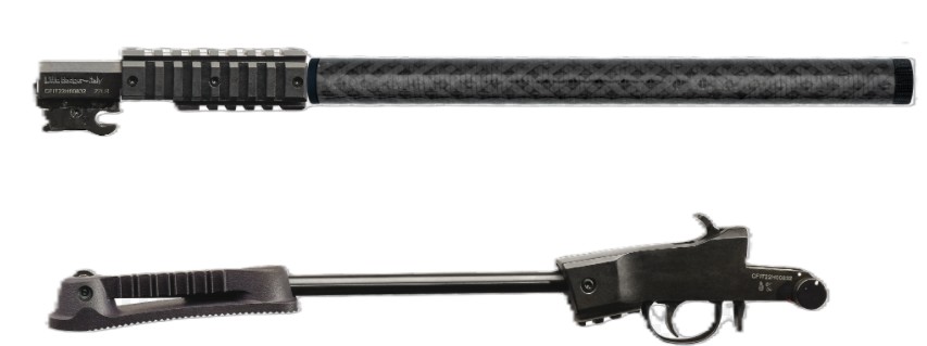 Little Badger TDX, .22LR, 16.5" Barrel, Carbon Fiber Shroud, Folding, Black. 1-rd