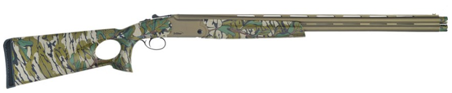 Upland Hunter O/U, 20 Gauge, 26" Barrel, 3", Fiber Optic Front, Bronze/Mossy Oak Greenleaf, 2-rd