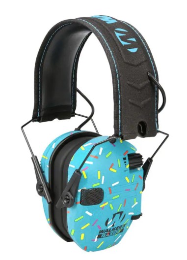 Razor Slim Electronic Muff, Blue Sprinkle