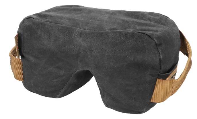 Steady-Shot Foxtrot, Large Heavyweight Shooting Bag, Waxed Canvas, Black, FDE