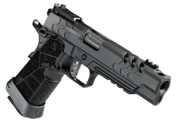 2K11, 9mm, 5" Barrel, Compensated, OR, TAG FiberLok 2, Black, (1) 17-rd & (2) 20rd