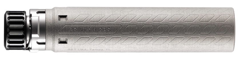 B&T PRINT-XH RBS FS, 5.56mm, Quick Detach, Titanium, Grey