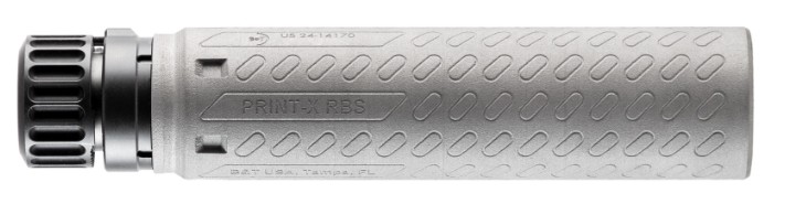 B&T Print-X RBS, 7.62mm, Quick Detach, Inconel, Grey