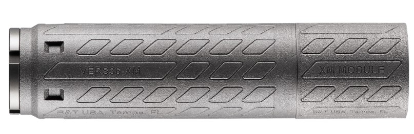 B&T Verse36-XM, .36 Caliber, Direct Thread, Titanium, Grey