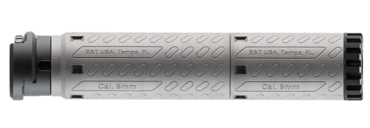 B&T Print-X SQD-Modular. 9mm, Quick Detach, Titanium, Black, Grey