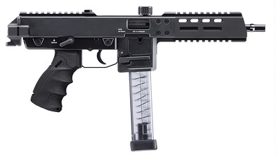 B&T KH9 Covert Pistol, 9mm, 6" Barrel, Black, 25-rd