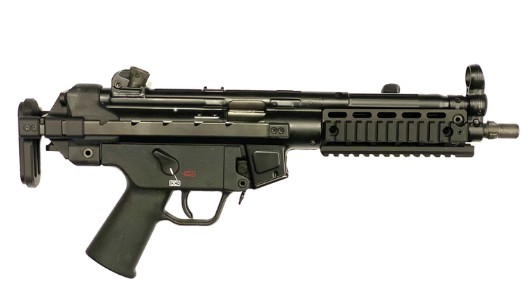 B&T Telescopic Stock, For HK MP5, 5 Position, Black