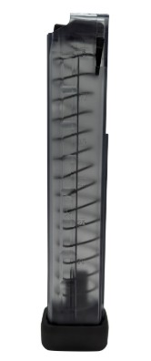 B&T Magazine, 9mm, For MP9/TP9/APC9/SPC9, w/ Bumper, Translucent Black, 30-rd