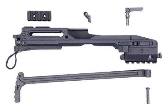 B&T USW-G17 Conversion Kit, Includes Rail, Black