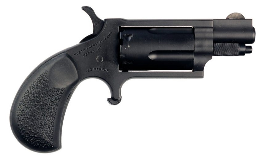 Shadow Mini-Revolver, .22 Mag, 1.13" Barrel, Black, Rubber Grip, 5-rd