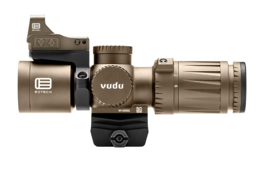 VUDU Ultra Short Riflescope Pkg, 3-9x32mm, SFP,  MR5 Reticle, Includes Integrated Mount w/EFLX, Tan
