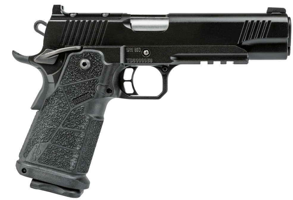 1911 DS Warrior, .38 Super, 5" Barrel, OR, Night Sights, (1) 17-rd & (1) 20-rd