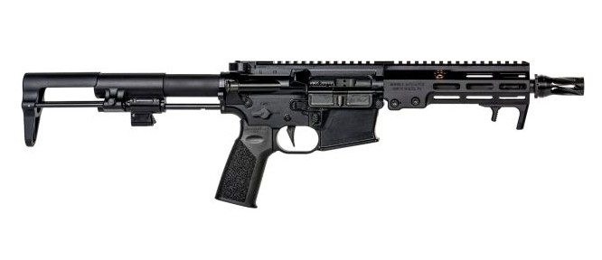 GFW MOD1 SBR, 5.56 NATO, 8" TB, HUXWRX FH, Black, (Mag not included)