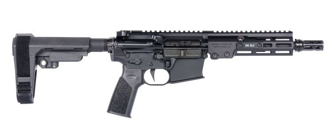 Super Duty MOD1-A Pistol, .300 BLK, 8" TB, SBA3 Brace, Black, (Mag not included)