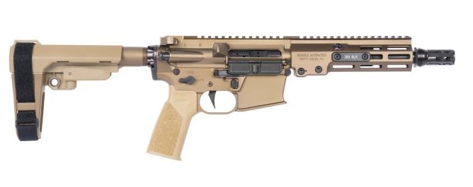 Super Duty MOD1-A Pistol, .300 BLK, 8"TB, SBA3 Brace, DDC, (Mag not included)