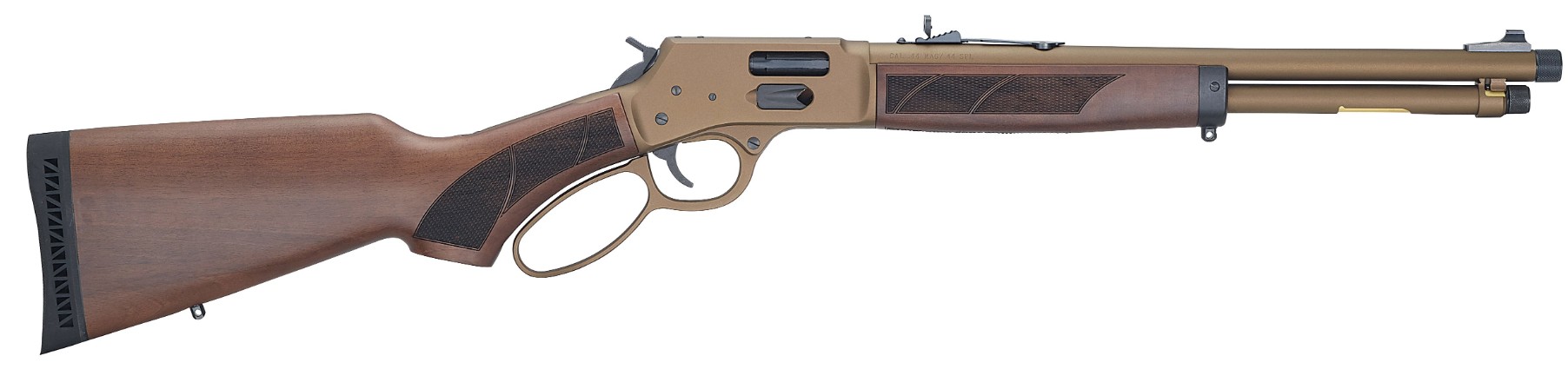 H12 Explorer Carbine, .44 Mag/.44 Spl, 16.5" Round TB, Burnt Bronze, Walnut, 7-rd
