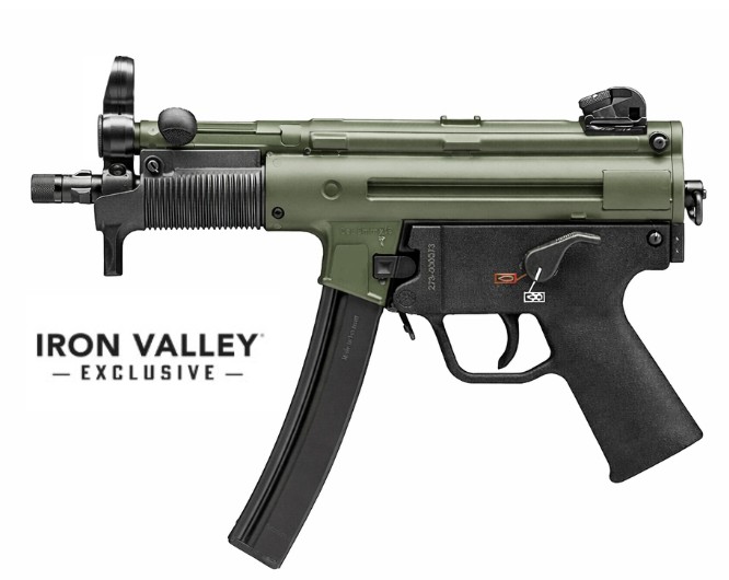SP5K-PDW, 9mm, 5.83" TB, Green, (2) 30-rd, IVS