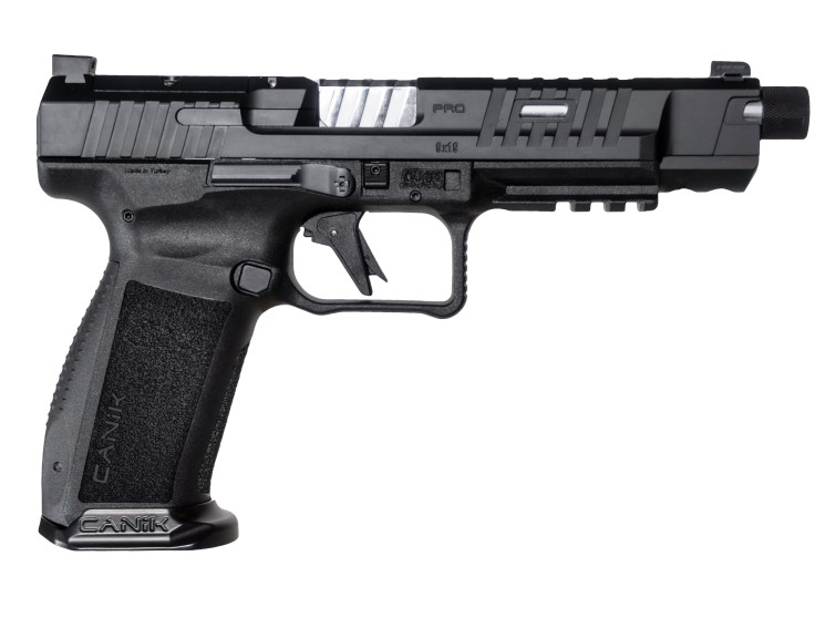 METE SFx Pro, 9mm, 5.74" TB, OR, Picatinny, Black, (1) 18 & (1) 20-rd