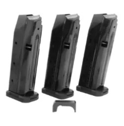 S15 Combo Pack, (3) S15 Gen3 Mags, 15-rd & (1) Steel Mag Catch, For G43X/48, Nitrocarb