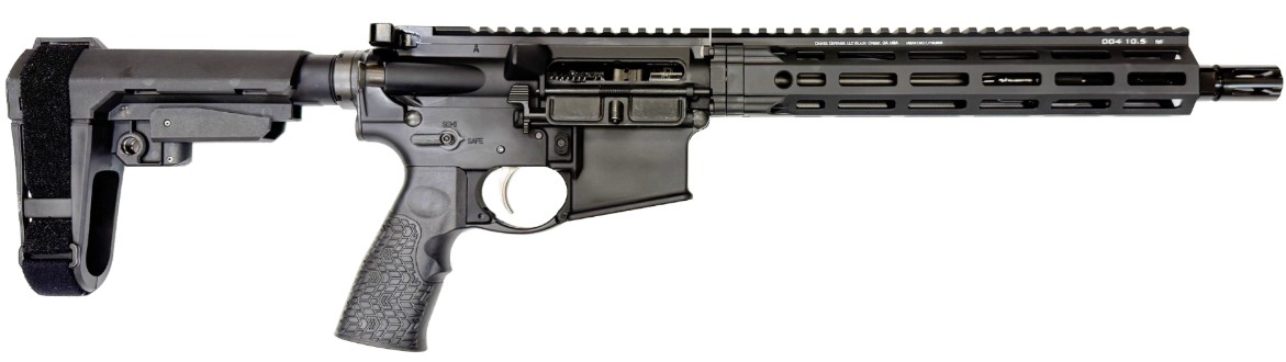 DD4 P Pistol, 5.56, 11.5" Heavy TB, M-LOK, SBA3 Brace, Black, No Mag