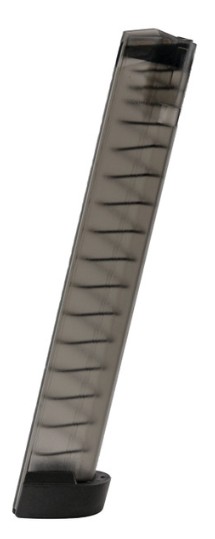 Magazine, 9mm, For Glock 17, Double Stack, Mod-C, Smoke, 34-rd