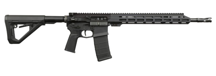 STORM CAT4, 5.56 NATO, 16" TB, OR, M-LOK, Hybrid FH/Comp, Black, 30-rd