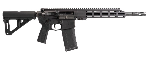 STORM CAT4 Pistol, 5.56 NATO, 11.5" TB, OR, M-LOK, Hybrid FH/Comp, Black, 30-rd