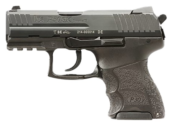 P30SK V3, 9mm, 3.27", Front NS, Rear Decocker, Black, (1) 12-rd & (1) 15-rd