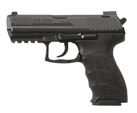 P30 V3, 9mm, 3.85", Front NS, Rear Decocker, Black, (1) 17-rd & (1) 20-rd