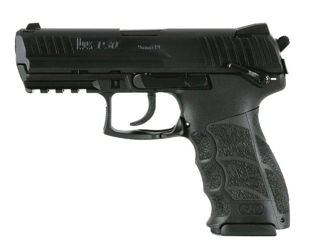 P30S V3, 9mm, 3.85", Front NS, Rear Deocker, Black, (2) 10-rd