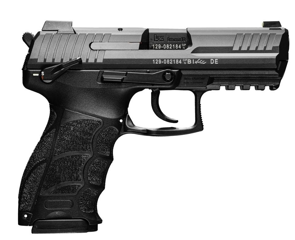 P30S V3, 9mm, 3.85", Front NS, Rear Deocker, Black, (1) 17-rd & (1)20-rd