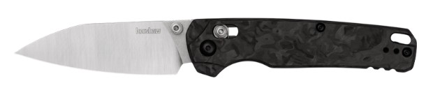 Bel Air XL, 3.4", Pocketknife, Stonewash, Black Marble, CF, Manual Open