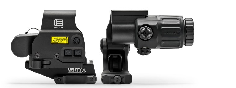 Holographic Hybrid Sight & Magnifier Combo, EXPS3-0 HWS, G33 Mag w/Unity FAST FTC Omni Mount, Black