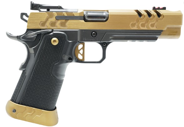 2K11 Comp, 9mm, 5", OR, TAG FiberLok, Coyote, Black, (1) 17-rd & (2) 20-rd