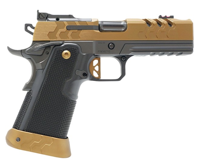 2K11 Pro Comp, 9mm, 4.25", OR, TAG Fiberlok 2, Coyote, Black, (2) 19-rd
