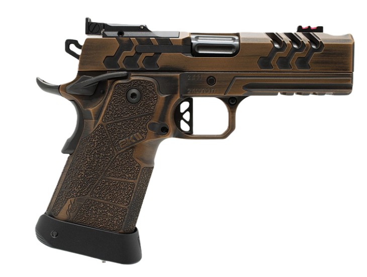 2K11 Pro Comp Minotaur, 4.25", OR, TAG Fiberlok 2, Sandstone, (2) 19-rd