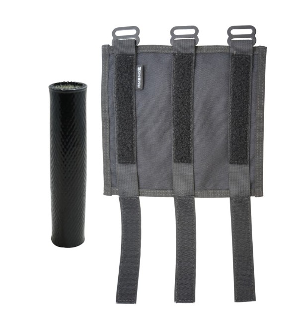 Hi-Temper Suppressor Cover-V1, 4.5", Black