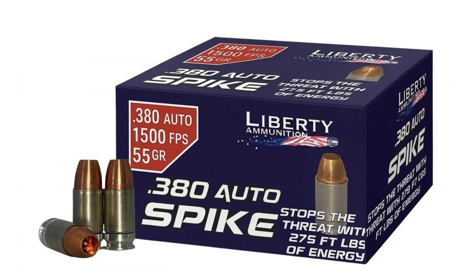 Liberty Spike, .380 ACP, 55 Grain, 20/Box