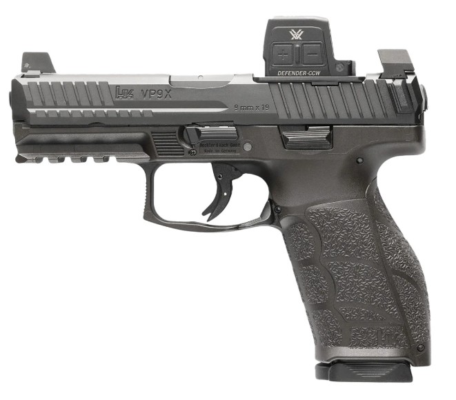VP9A1 X, 9mm, 4.09", Vortex Defender-CCW, Black, (2) 10-rd