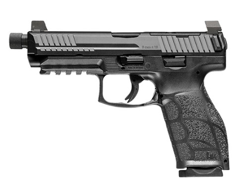 VP9A1 F Tac, 9mm, 5.12" TB, OR, NS, Black, (1) 17-rd & (1) 20-rd