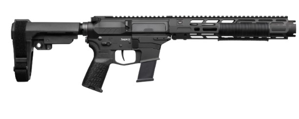 Zeroed Banshee Pistol, Mk10, 10mm, 6.5 TB, RipBrace, Black, Compatible with Glk Mag, 15-rd