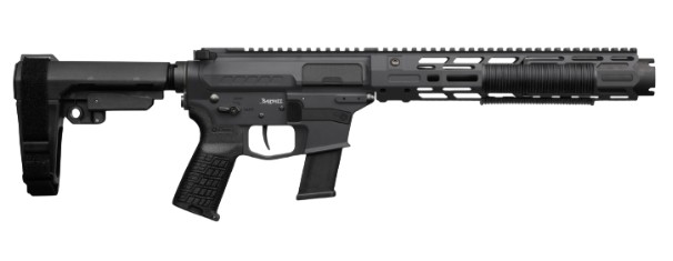 Zeroed Banshee Pistol, MkG, .45 ACP, 6.5 TB, RipBrace, Black, Compatible with Glk Mag, 13-rd