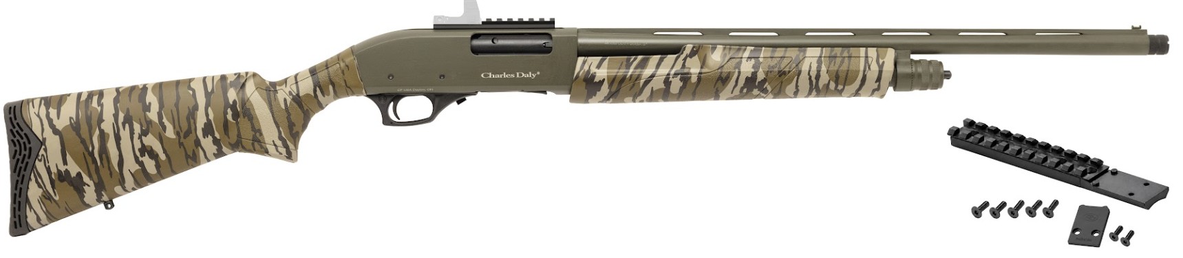301 Field, 20 Gauge, 22", 3", FO Front, ODG, MOBL, 5-rd