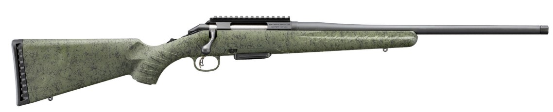 Glenfield Model A, .223 Rem, 20" TB, Black, Moss Green Splatter, 5-rd
