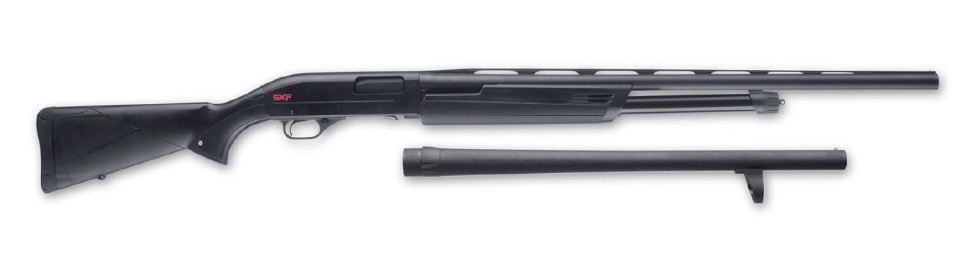 SXP Camp/Field Combo, 20 Gauge, 28", 3", 18" Defender, Black, 5-rd