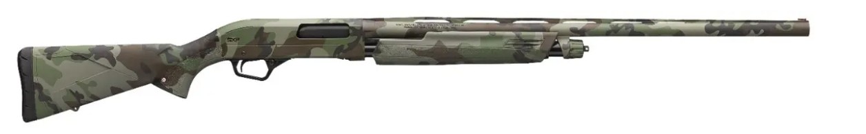 SXP Waterfowl Hunter, 12 Gauge, 26", 3", TruGlo FO Front, Woodland Camo, 4-rd