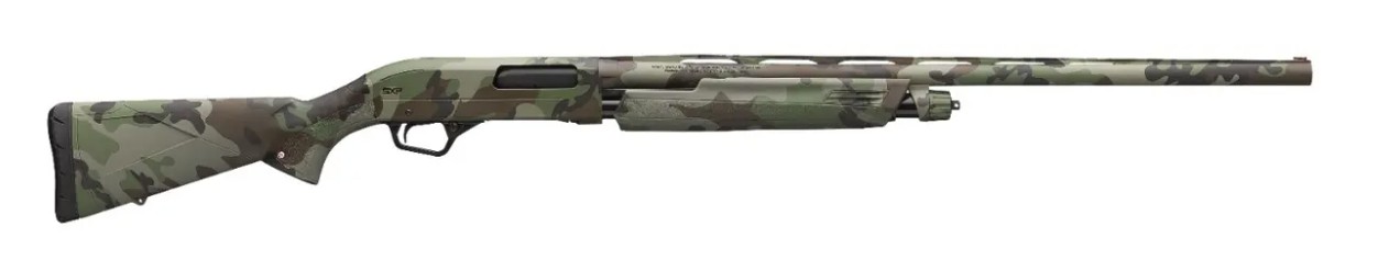 SXP Waterfowl Hunter, 20 Gauge, 28", 3", TruGlo FO Front, Woodland Camo, 5-rd