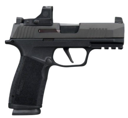 P365X Macro, 9mm, 3.7", Romeo-RS Cmpct, Black, (2)17-rd