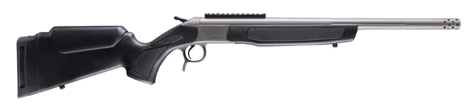 Scout Take Down, .243 Win, 20" TB, D&T, Stainless, Black, 1-rd